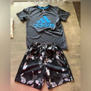 Boys adidas size 7 outfit